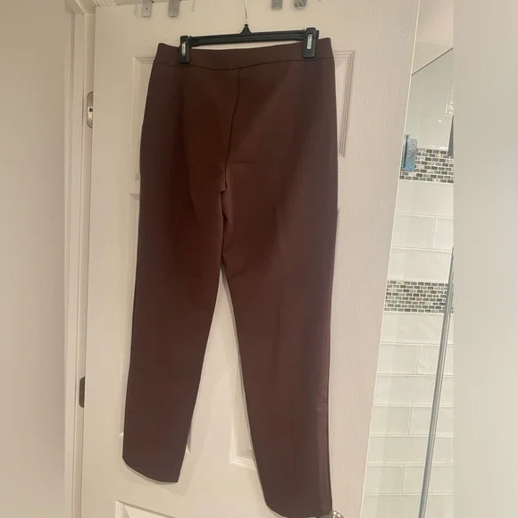 Rachel Zoe Middle seam brown stretchy pant - Picture 4 of 7